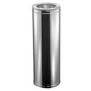 Duravent DuraVent 6DP-12SS 6 in. I.D DuraPlus Class A Chimney Pipe - Triple Wall - 12 in. 6DP-12SS